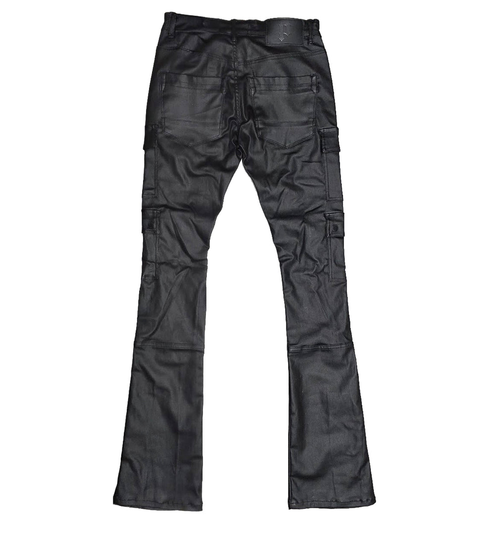 PJ Mark Faux Leather Pant Black D605BK | Pro Feet