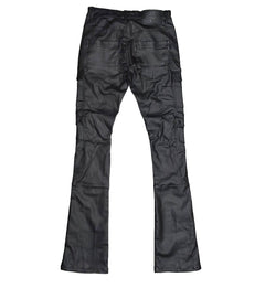 PJ Mark Faux Leather Pant Black D605BK | Pro Feet