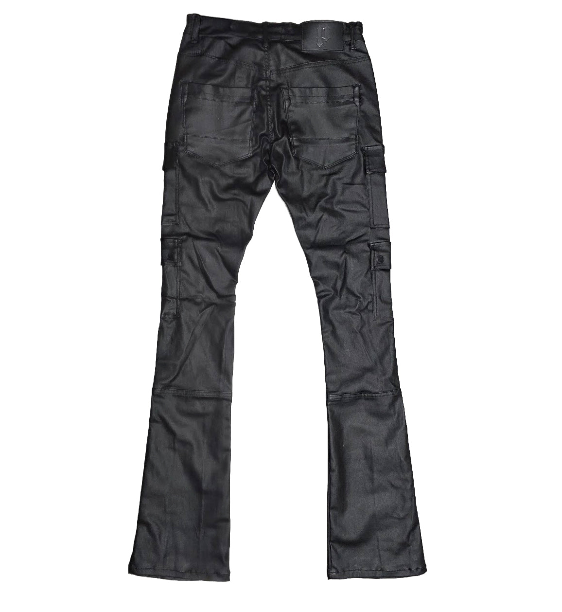 PJ Mark Faux Leather Pant Black D605BK | Pro Feet