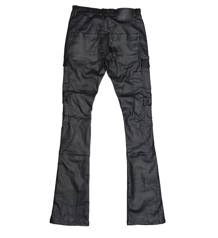 PJ Mark Faux Leather Pant Black D605BK | Pro Feet