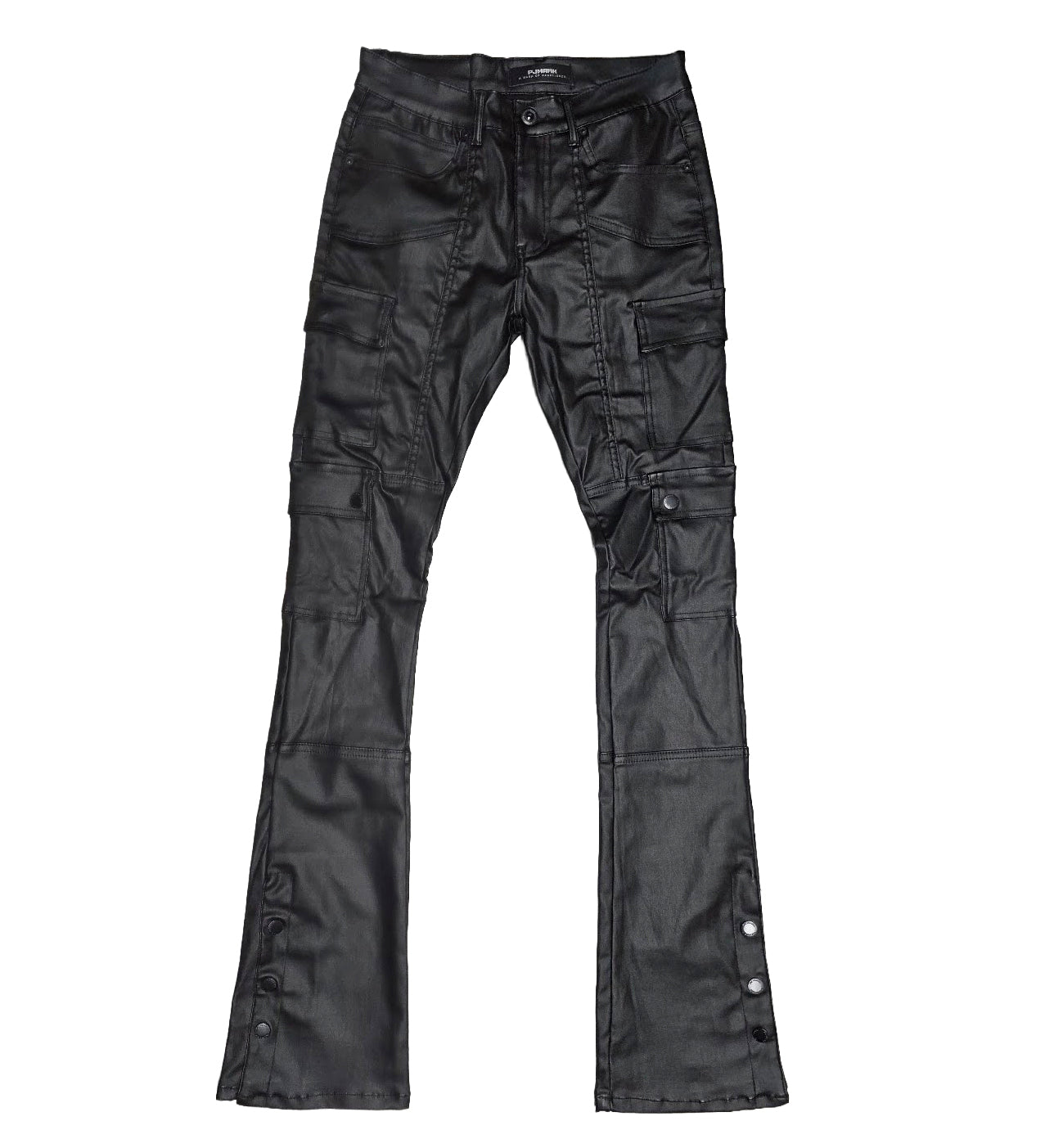 PJ Mark Faux Leather Pant Black D605BK | Pro Feet