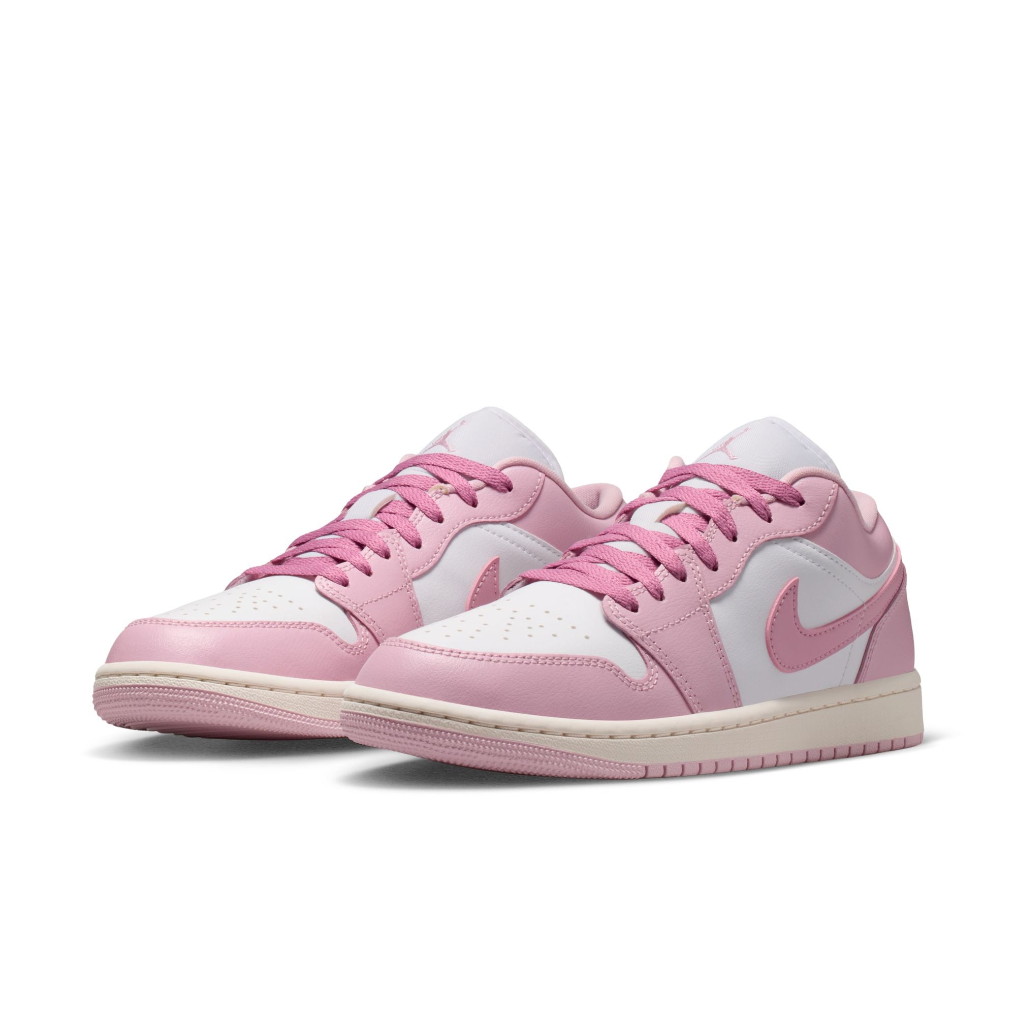 Air Jordan 1 Low Women’s Iced Carmine White Elemental Pink Sail DC0774-607 | Pro Feet