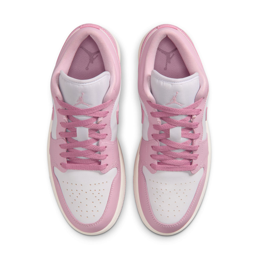 Air Jordan 1 Low Women’s Iced Carmine White Elemental Pink Sail DC0774-607 | Pro Feet