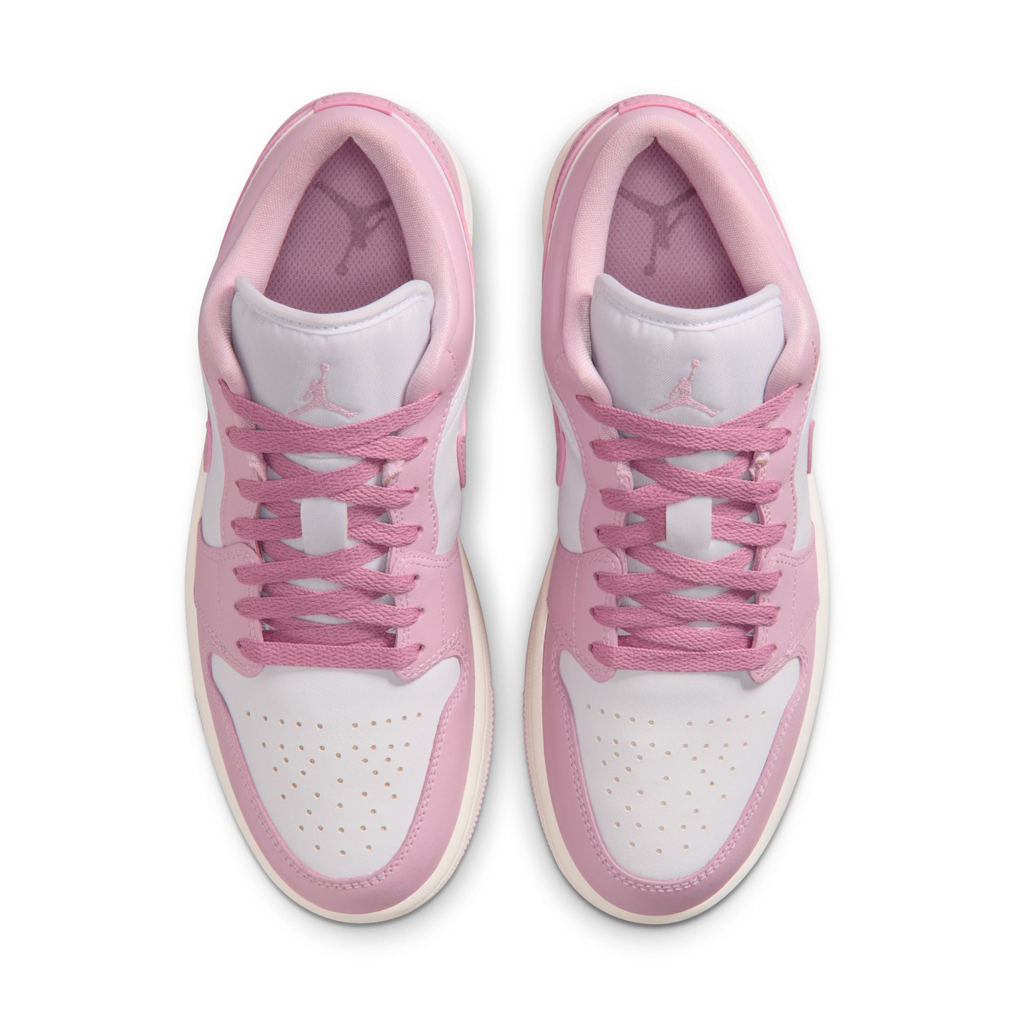 Air Jordan 1 Low Women’s Iced Carmine White Elemental Pink Sail DC0774-607 | Pro Feet