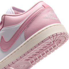 Air Jordan 1 Low Women’s Iced Carmine White Elemental Pink Sail DC0774-607 | Pro Feet