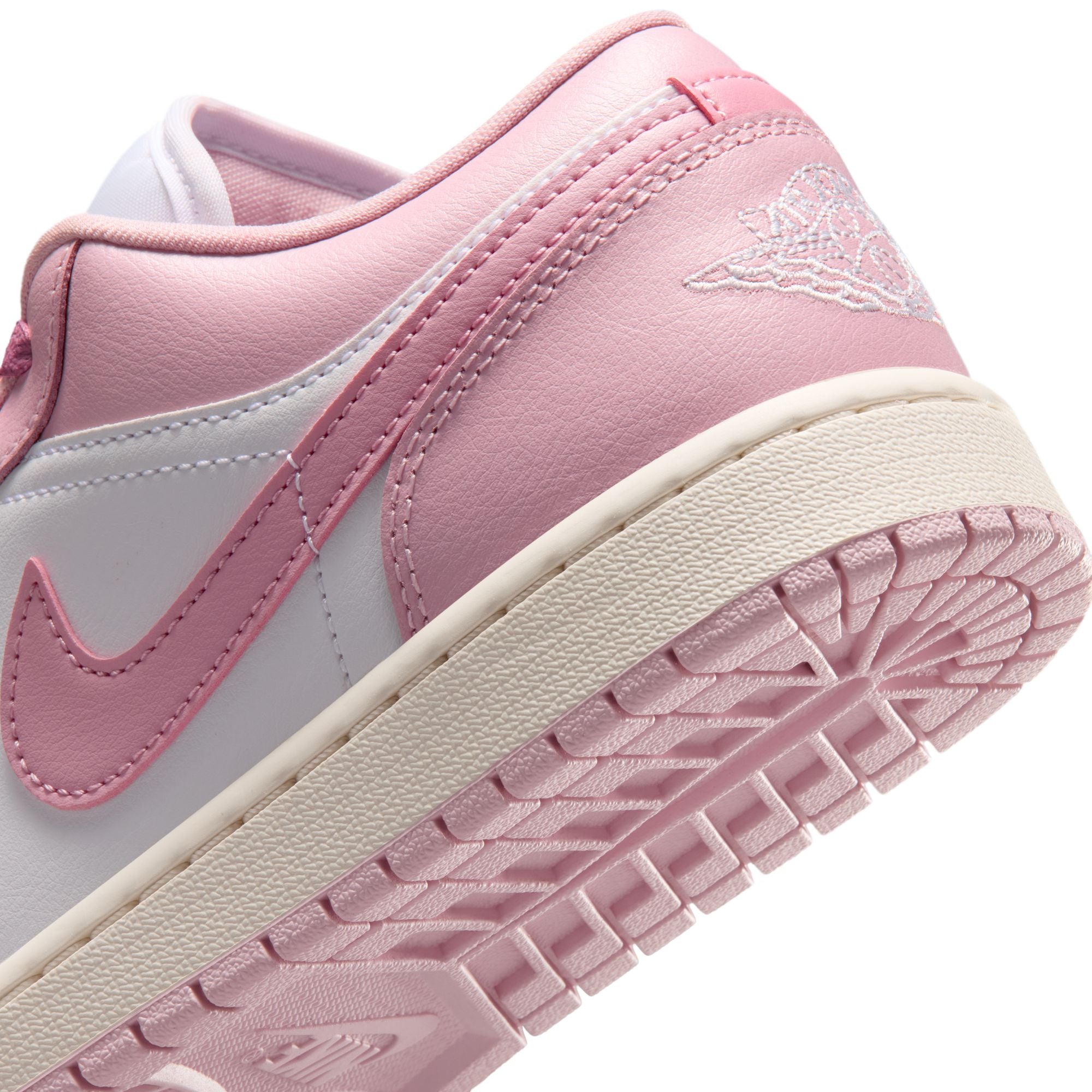 Air Jordan 1 Low Women’s Iced Carmine White Elemental Pink Sail DC0774-607 | Pro Feet