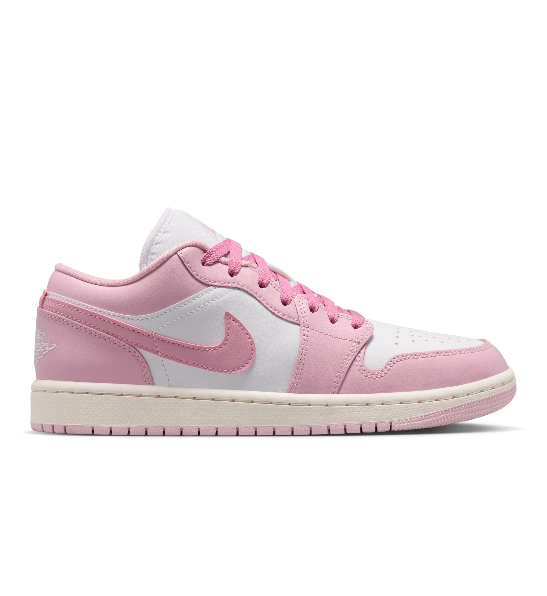 Air Jordan 1 Low Women’s Iced Carmine White Elemental Pink Sail DC0774-607 | Pro Feet