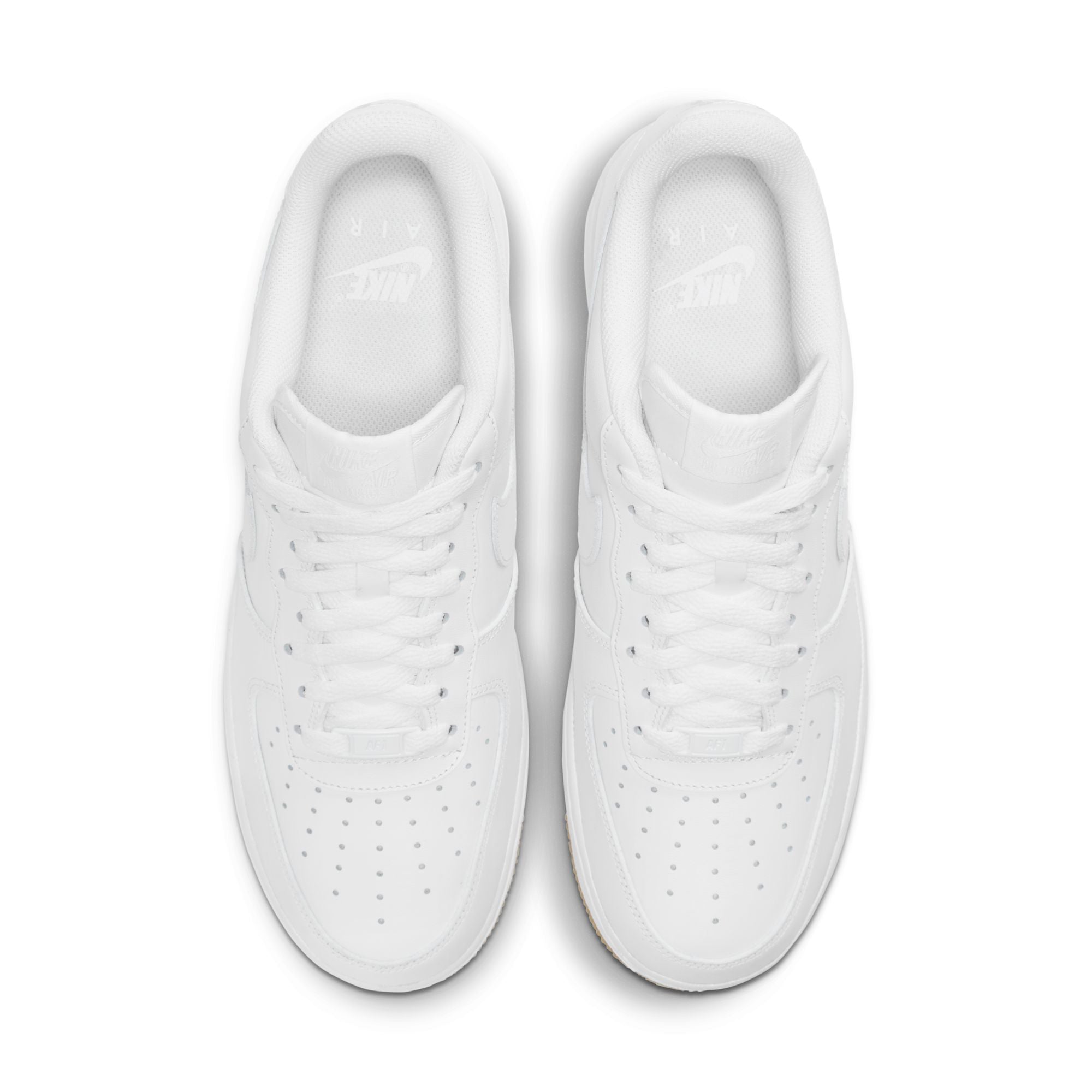 Nike Air Force 1 ’07 “White/White-Gum Light Brown” (DJ2739-100)