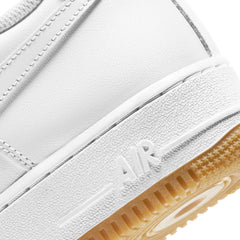 Nike Air Force 1 ’07 “White/White-Gum Light Brown” (DJ2739-100)