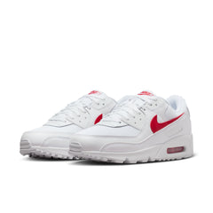 Nike Air Max 90 Men’s Shoes “White/University Red” (DM0029-120)