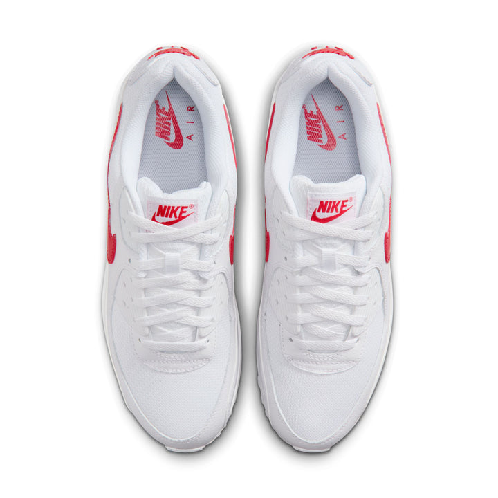 Nike Air Max 90 Men’s Shoes “White/University Red” (DM0029-120)
