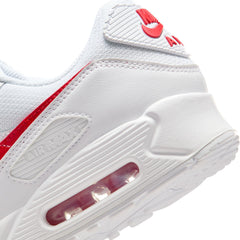 Nike Air Max 90 Men’s Shoes “White/University Red” (DM0029-120)