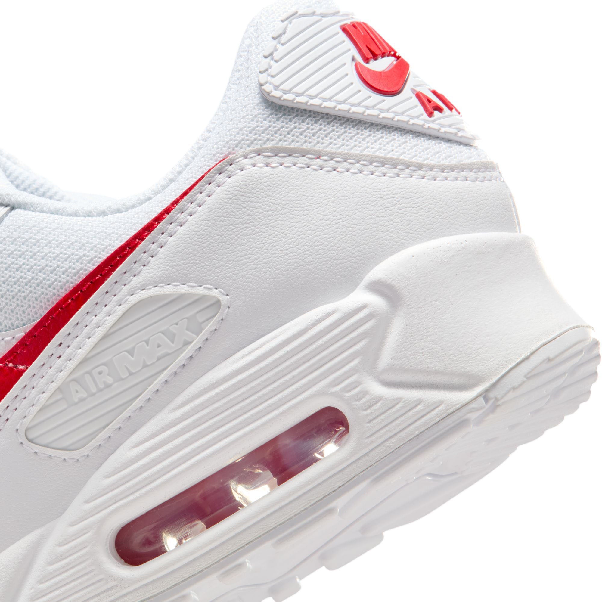 Nike Air Max 90 Men’s Shoes “White/University Red” (DM0029-120)