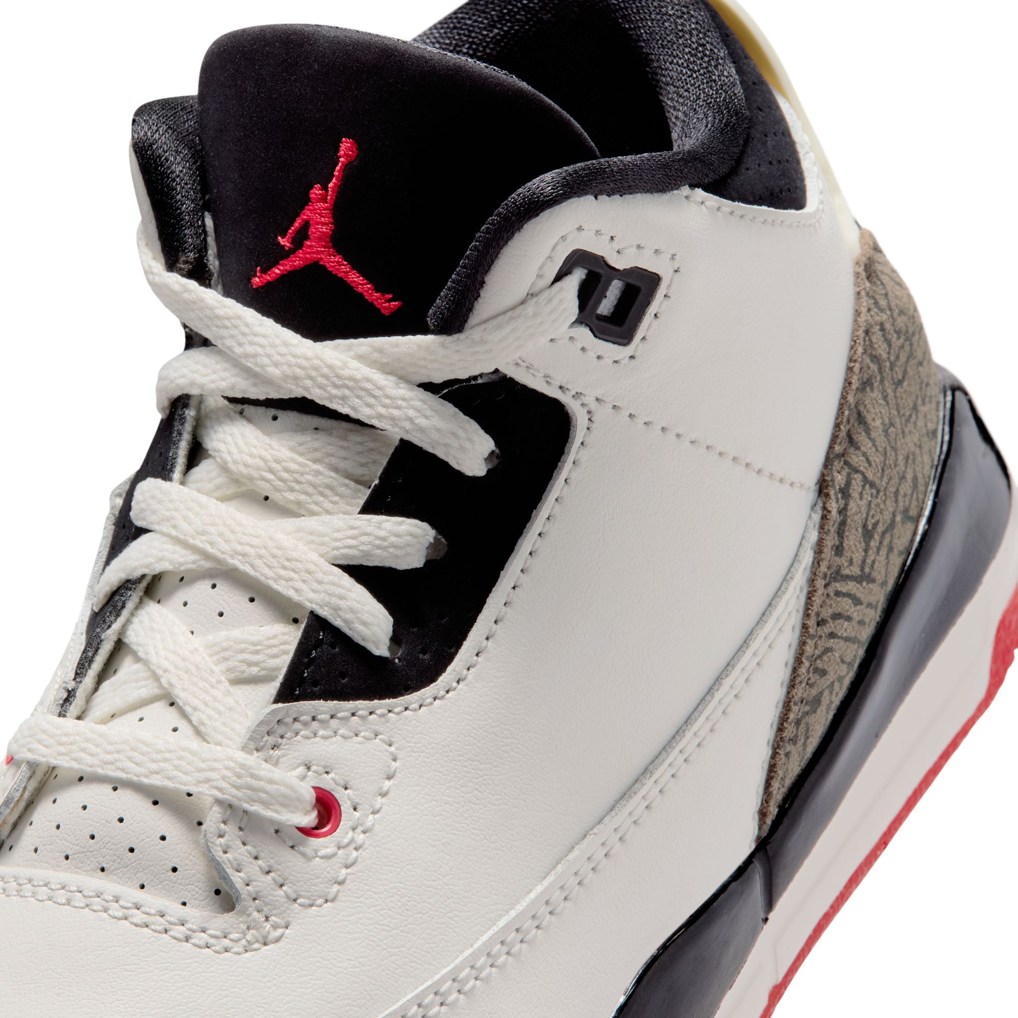 Jordan 3 Retro PS Sail Black University Red DM0966-103 | Pro Feet