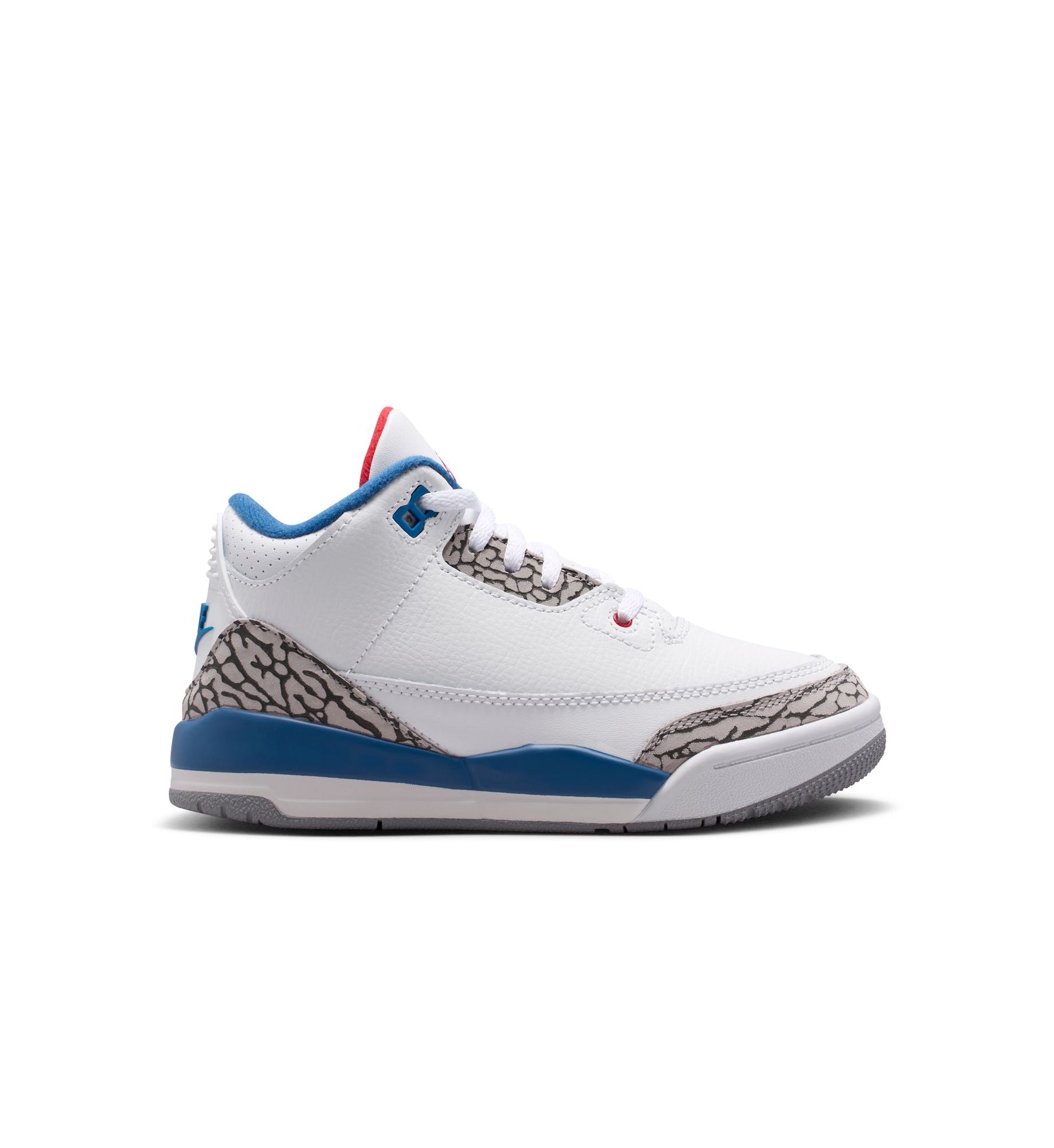 Jordan 3 Retro True Blue PS White Fire Red True Blue DM0966-104 | Pro Feet