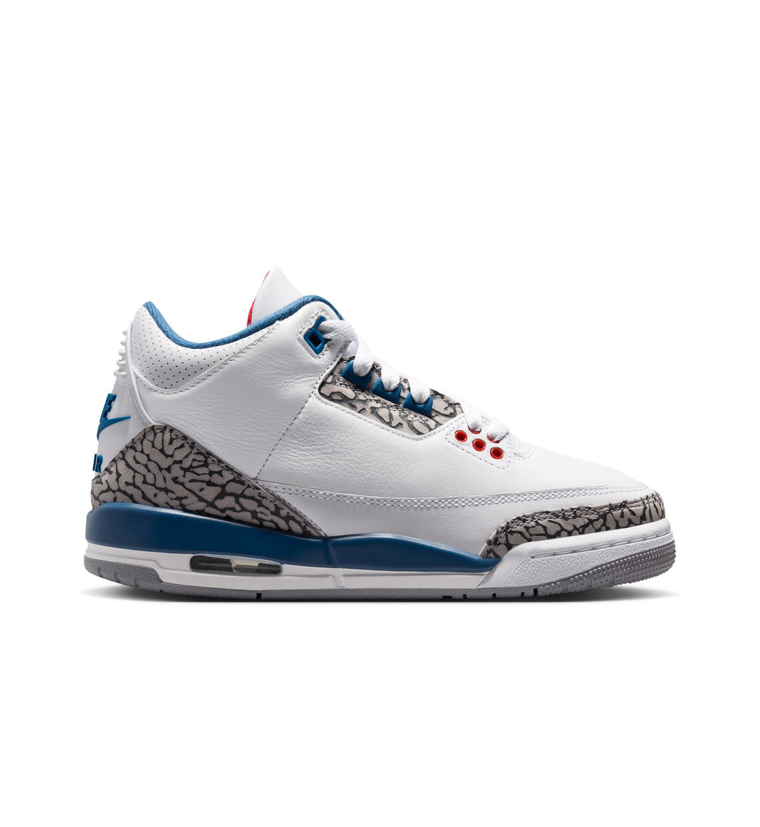 Air Jordan 3 Retro True Blue GS White Fire Red True Blue DM0967-104 | Pro Feet
