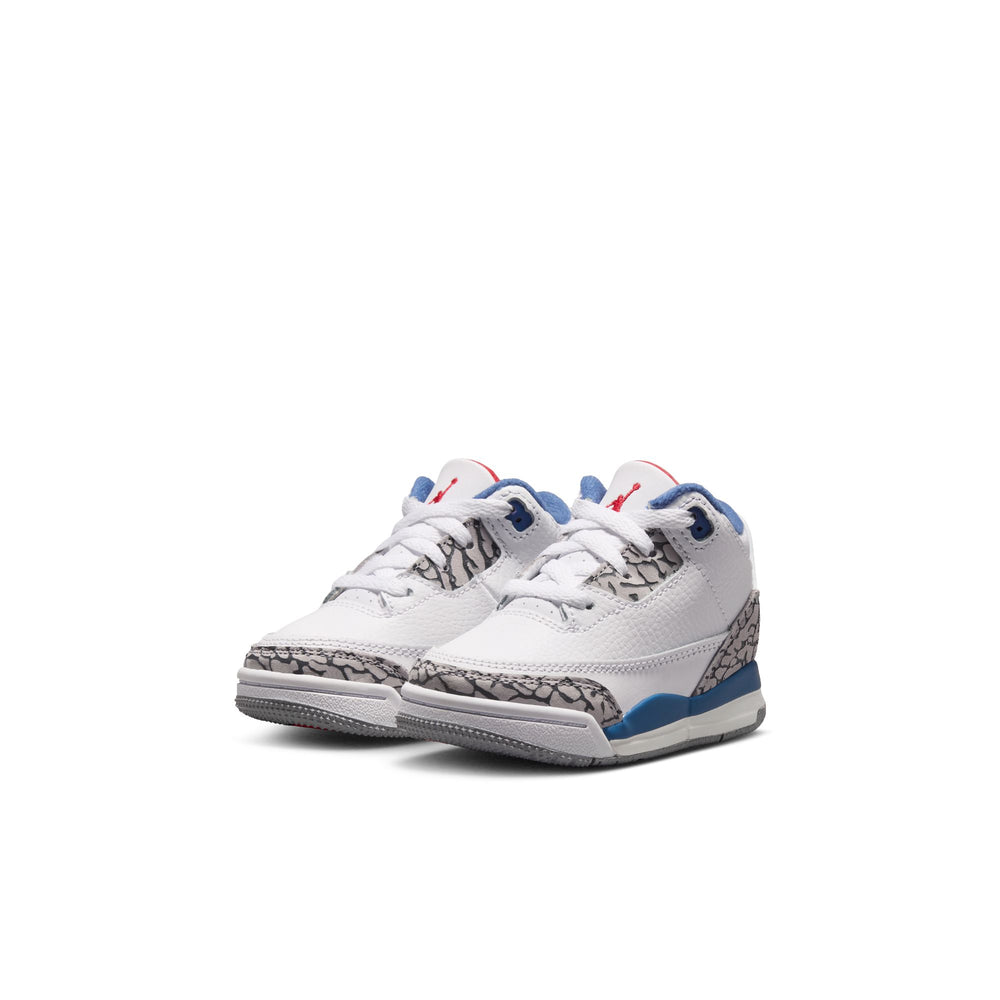 Jordan 3 Retro True Blue TD White Fire Red True Blue DM0968-104 | Pro Feet