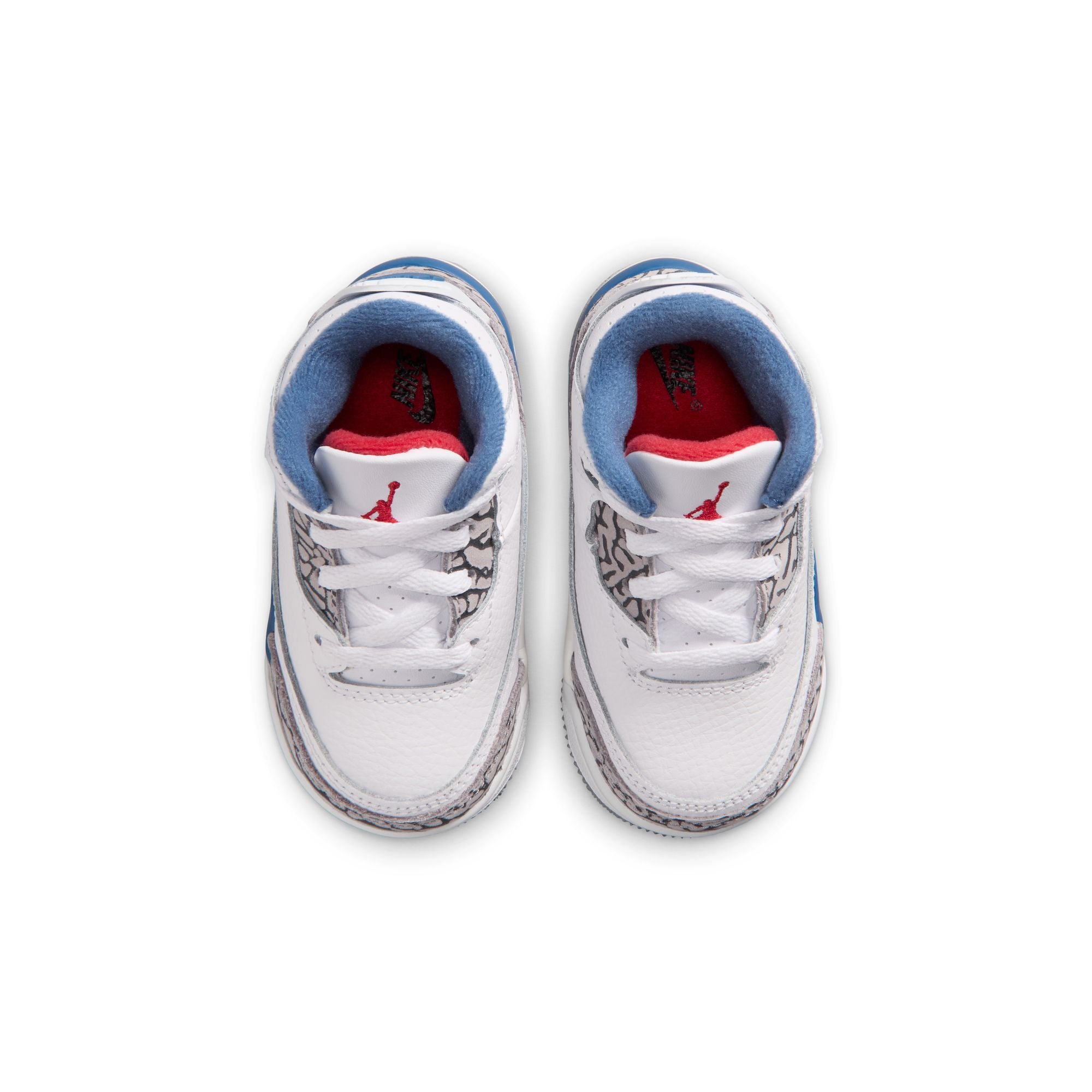 Jordan 3 Retro True Blue TD White Fire Red True Blue DM0968-104 | Pro Feet
