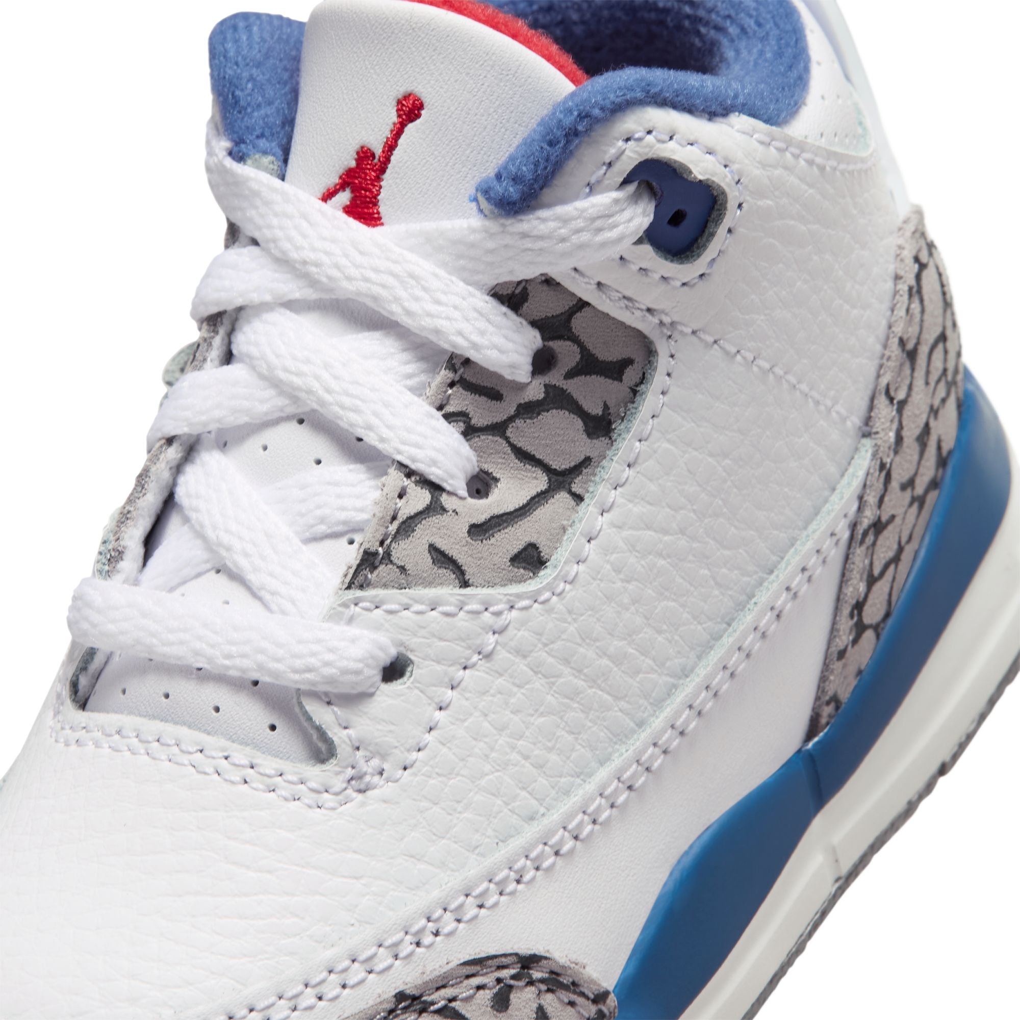 Jordan 3 Retro True Blue TD White Fire Red True Blue DM0968-104 | Pro Feet