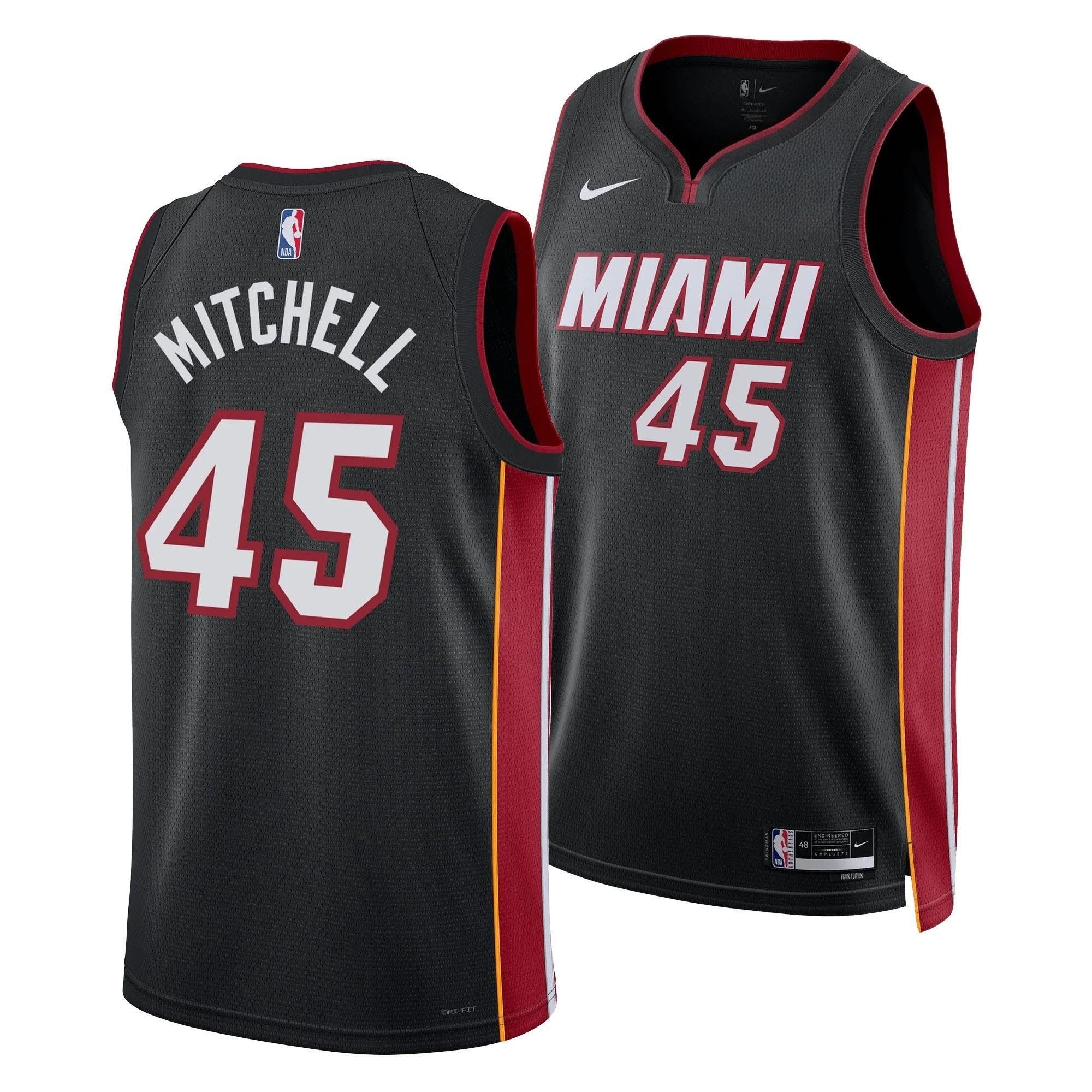 Davion Mitchell Miami Heat Icon Edition “Black/Mitchell Davion” (DN2011-021)