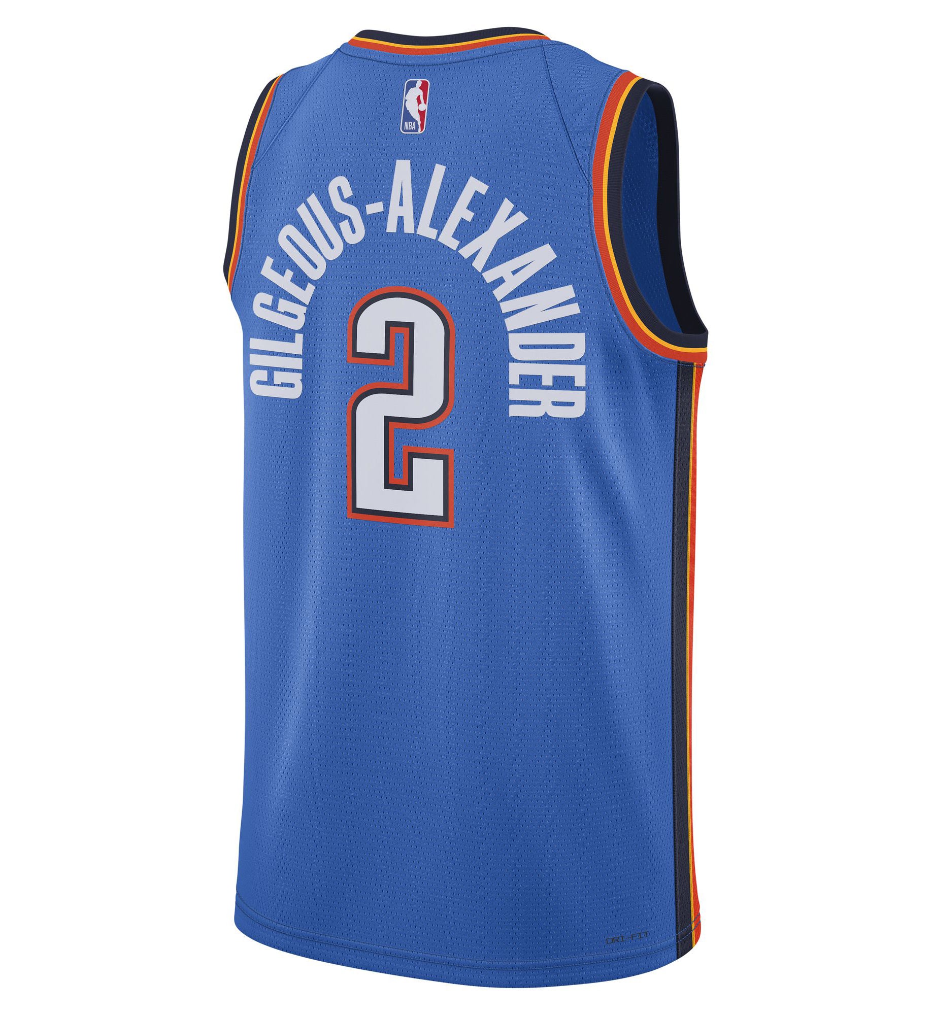 Nike Shai Gilgeous-Alexander Oklahoma City Thunder Icon Edition Swingman Jersey DN2016-403 | Pro Feet