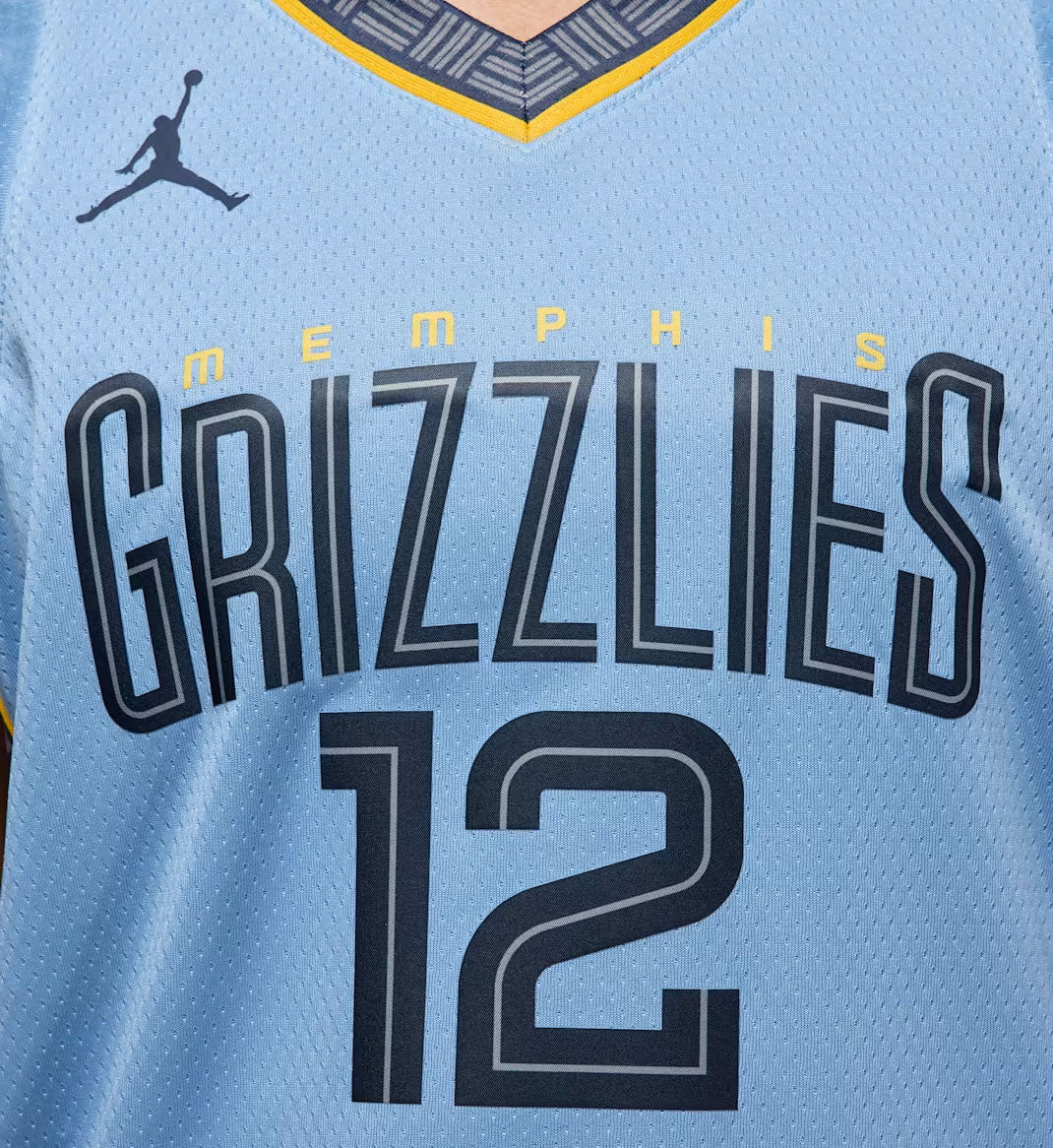 Memphis Grizzlies Statement Edition Men’s Jordan Dri-FIT NBA Swingman Jersey “Light Blue” (DO9531-422)