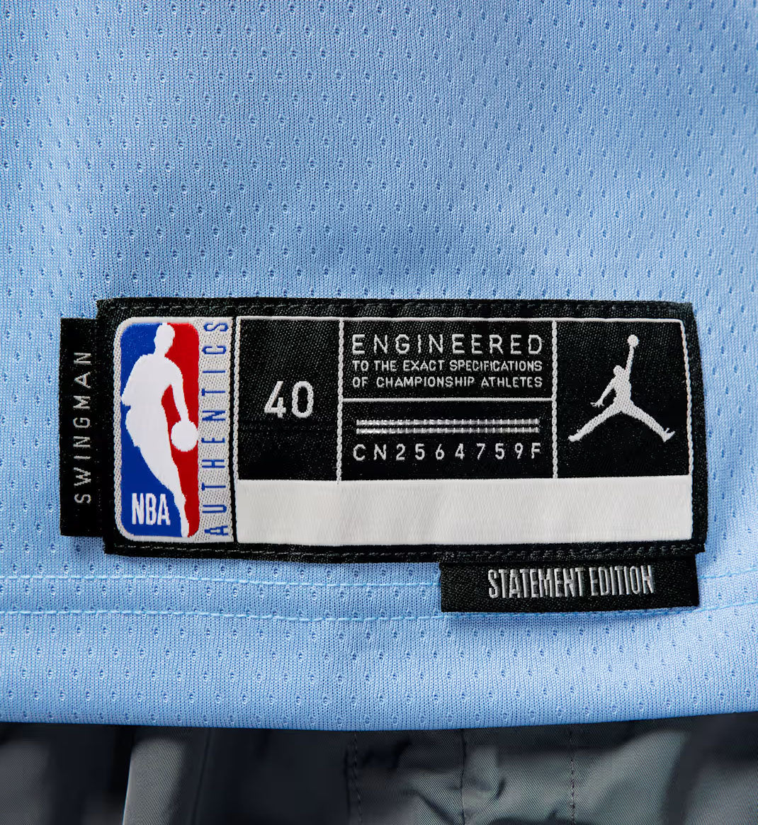 Memphis Grizzlies Statement Edition Men’s Jordan Dri-FIT NBA Swingman Jersey “Light Blue” (DO9531-422)