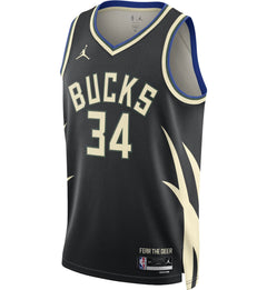 Milwaukee Bucks Statement Swingman Jersey Black/Multi (DO9533-010)