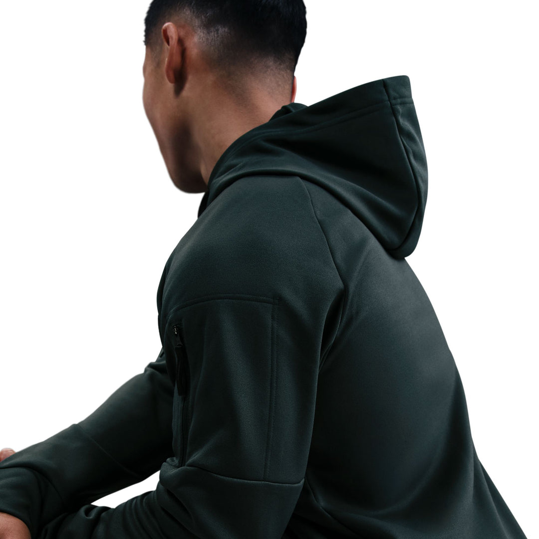 Nike Therma Men’s Therma-FIT Full-Zip Fitness Top Seaweed Black DQ4830-390 | Pro Feet