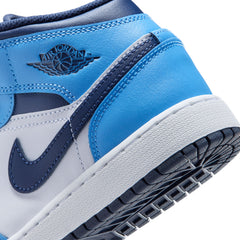 Air Jordan 1 Mid GS University Blue Midnight Navy White DQ8423-405 | Pro Feet