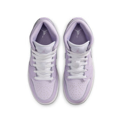 Air Jordan 1 Mid GS Violet Mist White Barely Grape DQ8423-502 | Pro Feet