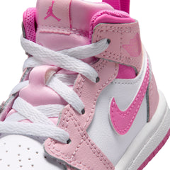Jordan 1 Mid TD Pink Foam Pink Foam China Rose White DQ8425-601 | Pro Feet