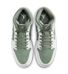 Air Jordan 1 Mid Summit White/Vintage Lichen DQ8426-107 | Pro Feet