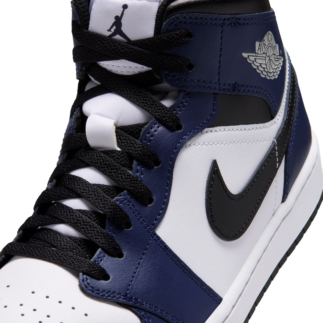 Air Jordan 1 Mid White Tech Grey College Navy DQ8426-108 | Pro Feet