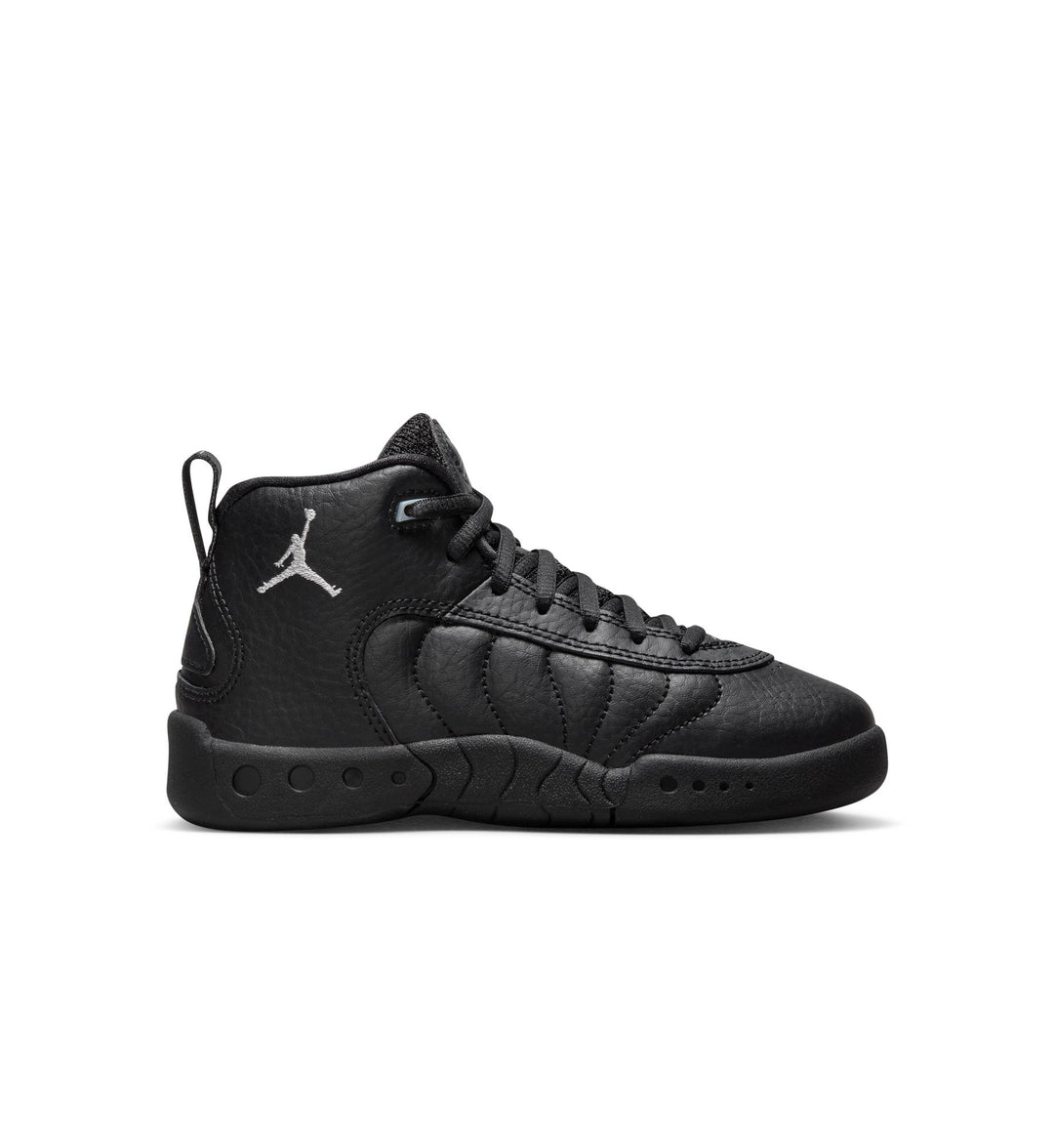 Jordan Jumpman Pro Little Kids’ Shoes “Black/White/Metallic Silver” (DQ8434-001)