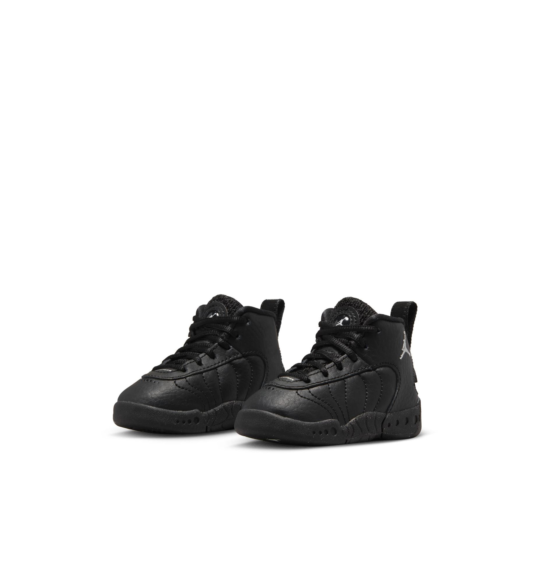 Jordan Jumpman Pro Toddler Shoes Black/White/Metallic Silver (DQ8435-001)