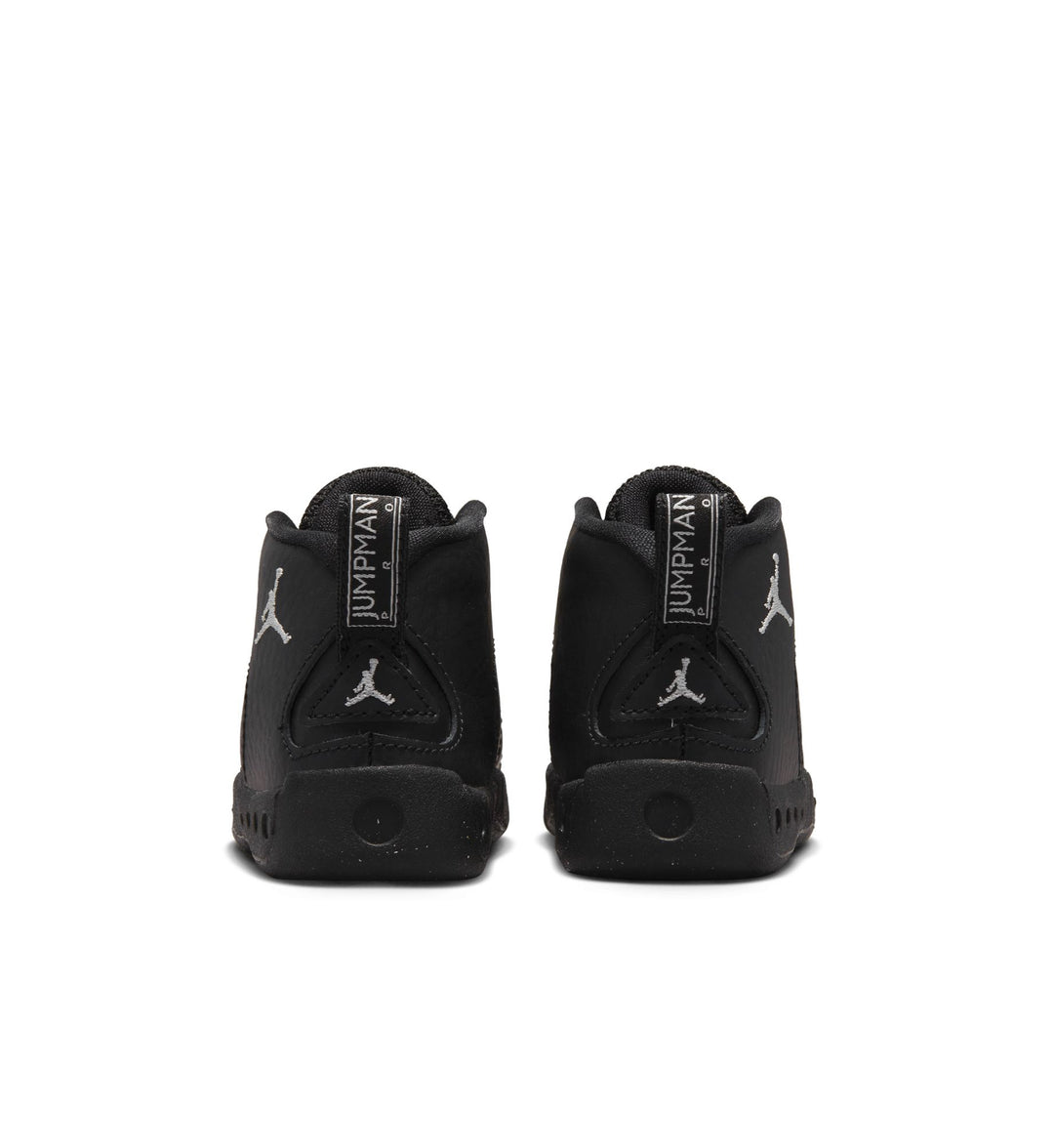 Jordan Jumpman Pro Toddler Shoes Black/White/Metallic Silver (DQ8435-001)