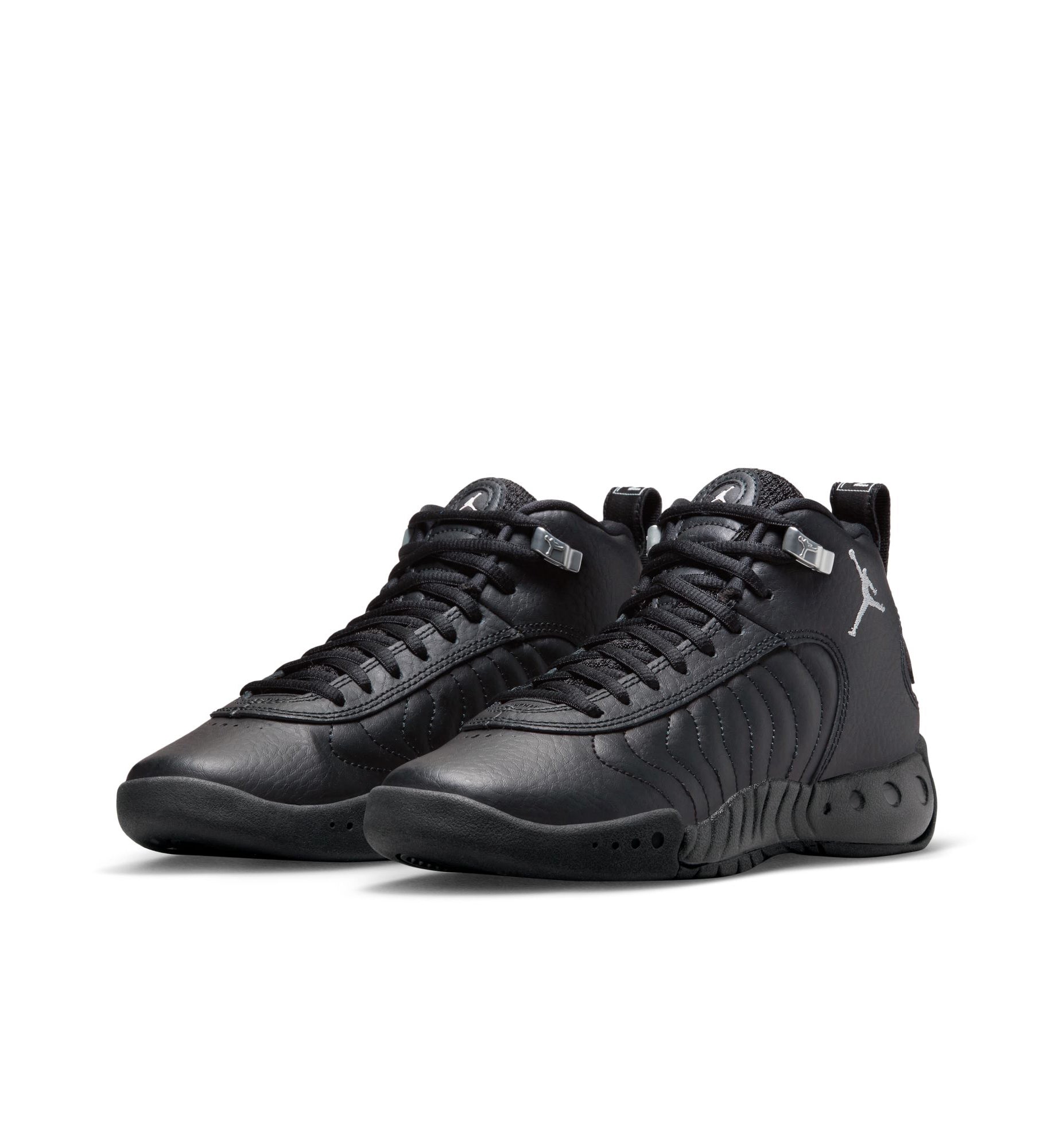 Jordan Jumpman Pro GS “Black/White/Metallic Silver” (DQ8436-001)