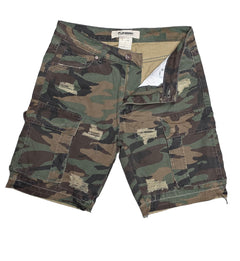 PJ Mark Cargo Shorts Woodland Camo DS2530CAMO | Pro Feet