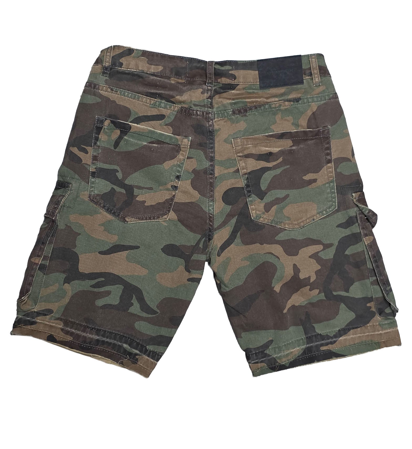 PJ Mark Cargo Shorts Woodland Camo DS2530CAMO | Pro Feet