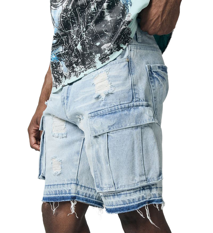 PJ Mark Premium Washed Cargo Shorts