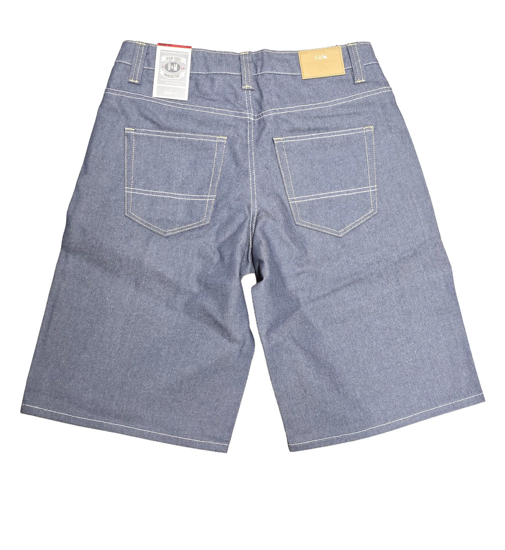 Bleecker & Mercer Baggy Fit Denim Shorts Shorts Light Blue DS2550 | Pro Feet