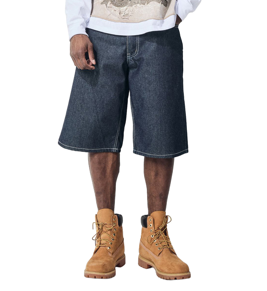 PJ Mark Baggy Fit Denim Shorts Raw Indigo DS2550 | Pro Feet