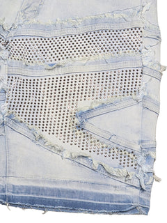 PJ Mark Washed Denim Shorts | Pro Feet | DS2605