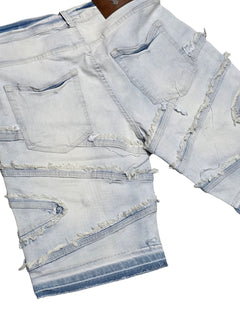 PJ Mark Washed Denim Shorts | Pro Feet | DS2605