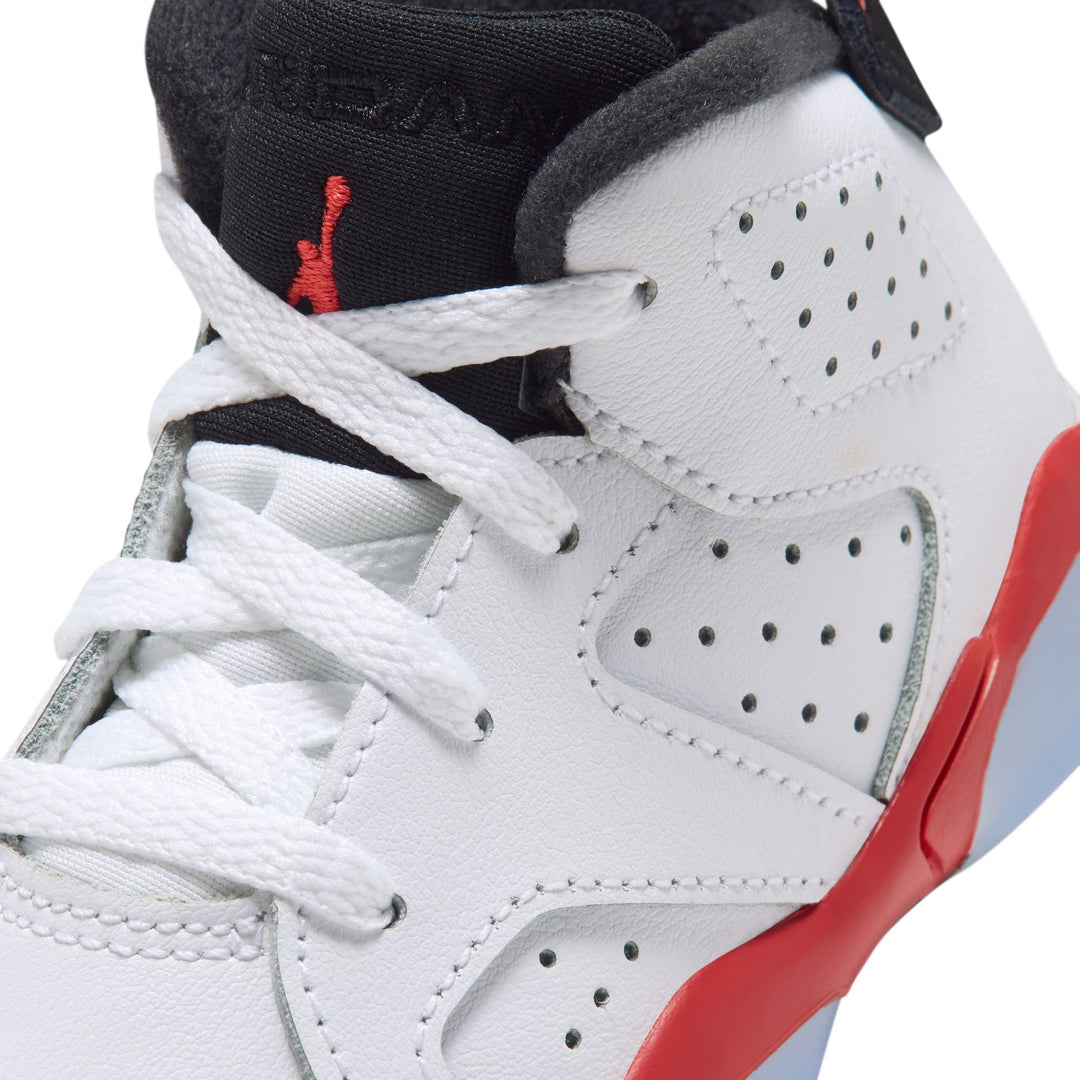 Air Jordan 6 Retro White Infrared TD DV3606-105 | Pro Feet