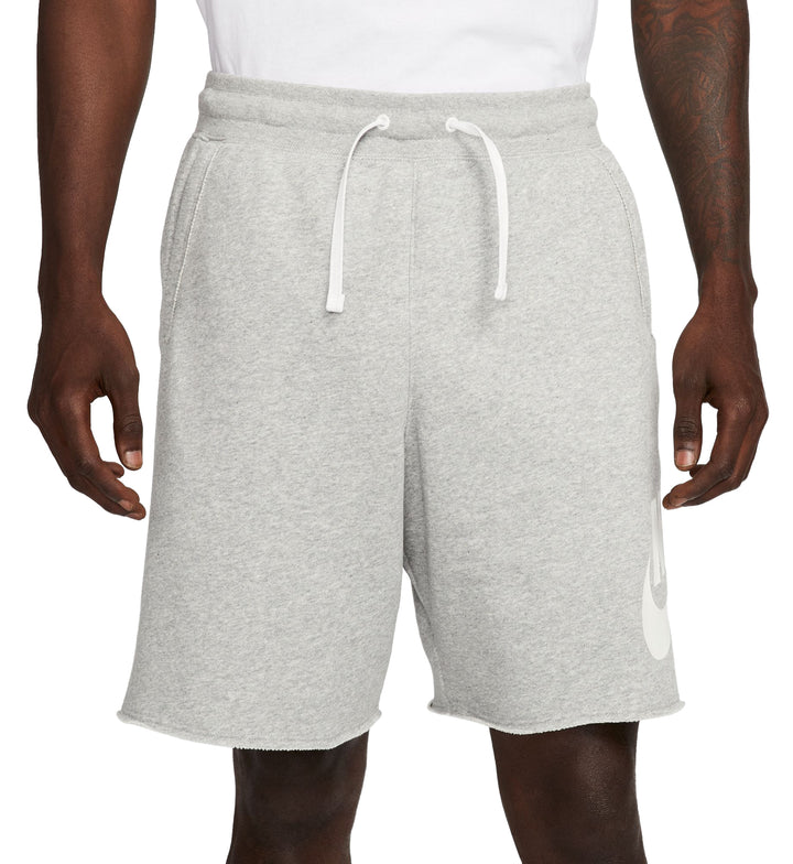 Nike Club Alumni Men’s French Terry Shorts “Dk Grey Heather/White/White” (DX0502-063)