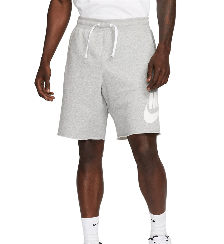 Nike Club Alumni Men’s French Terry Shorts “Dk Grey Heather/White/White” (DX0502-063)
