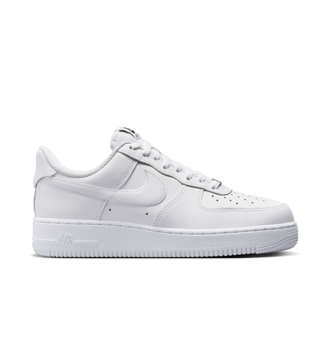 White Nike Air Force 1 ’07 EasyOn Women’s sneaker on a white background