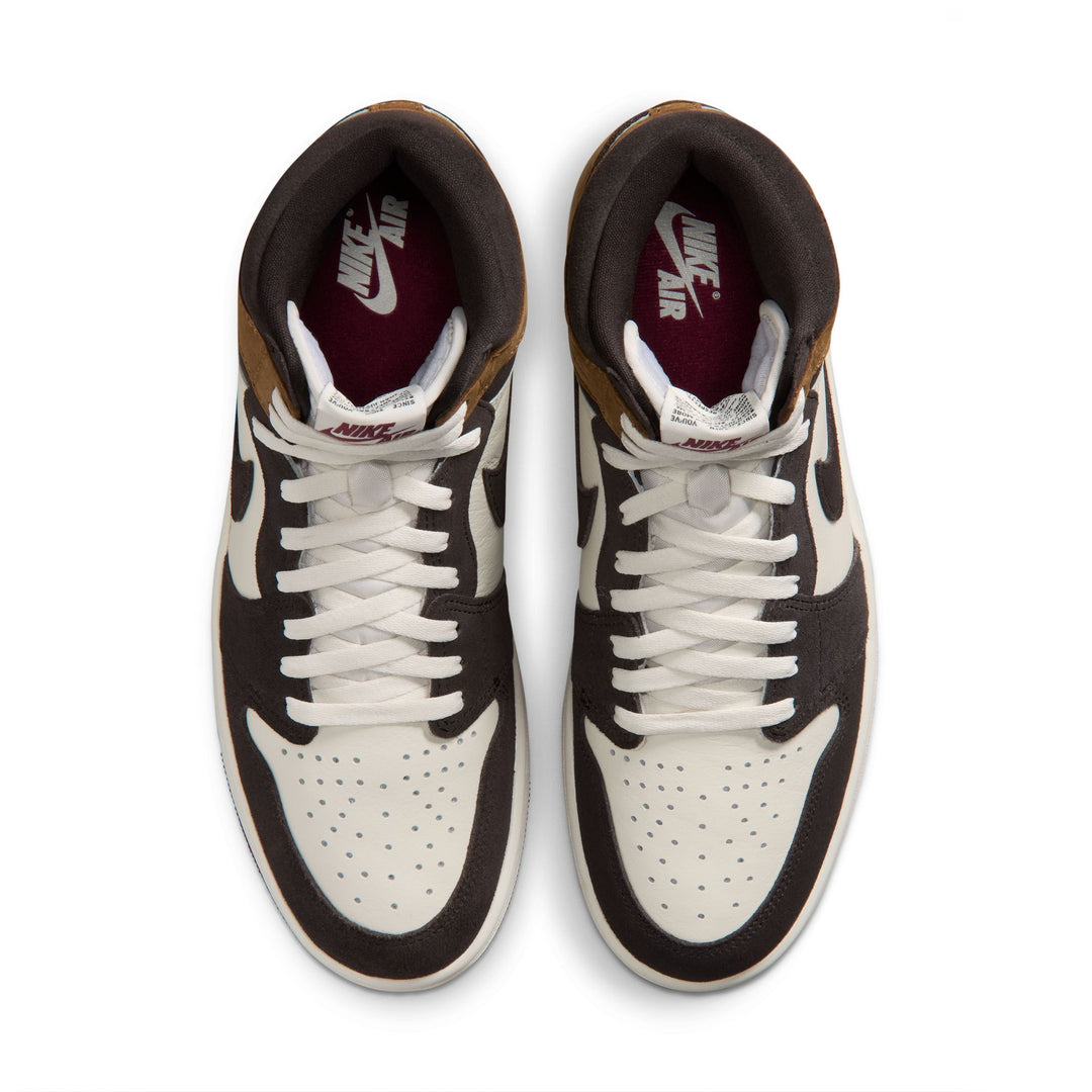 Air Jordan 1 Retro High OG Love Letter Shadow Brown Team Red Lt British Tan DZ5485-201 | Pro Feet